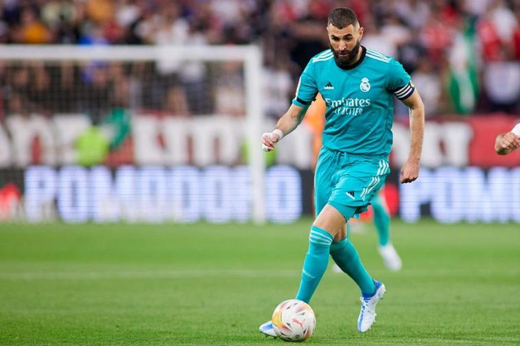 Benzema, tercer goledaor del Real Madrid en el partido.