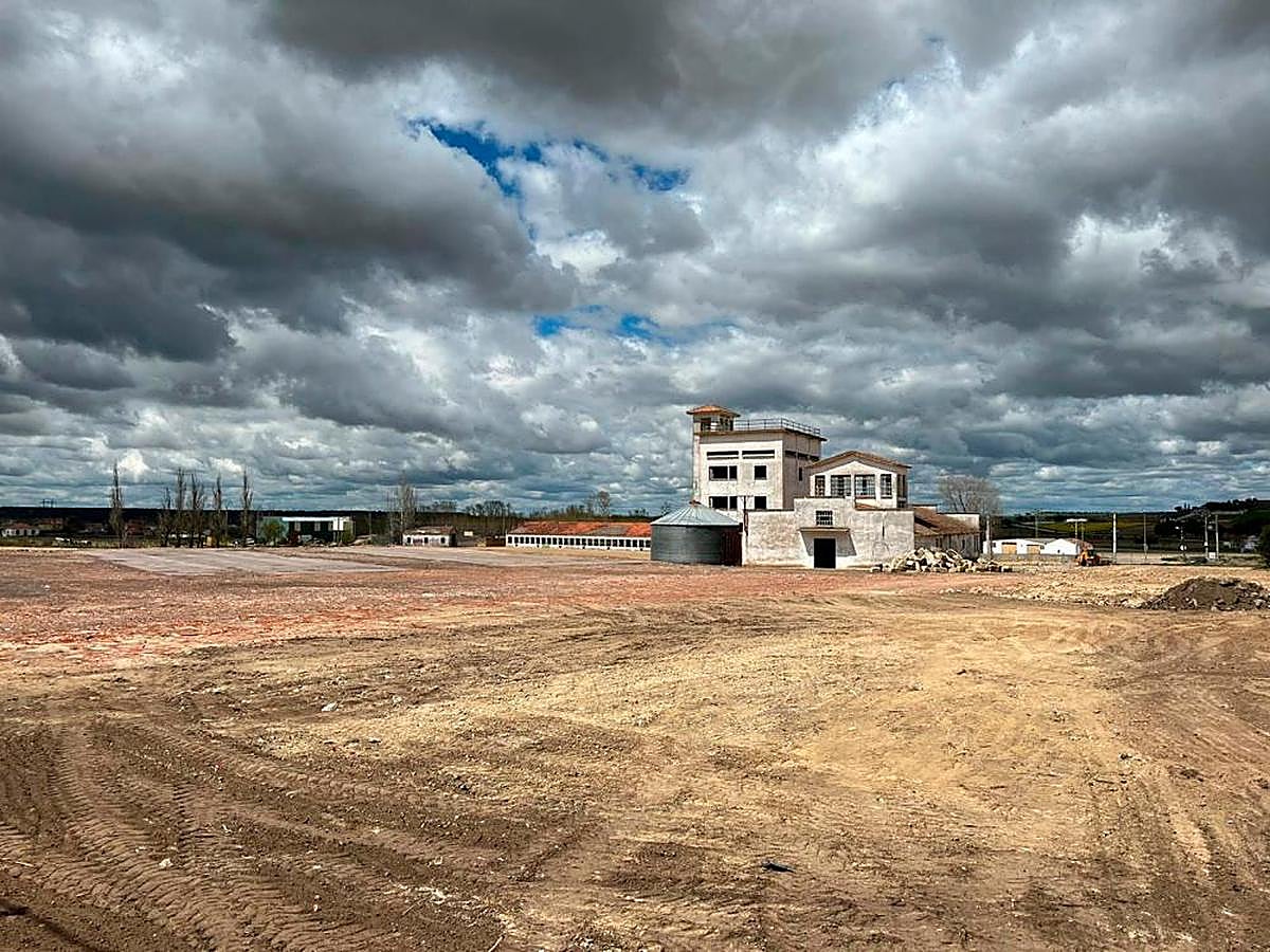 El terreno del nuevo recinto ferial de Villamayor ya está limpio y preparado para las actividades.