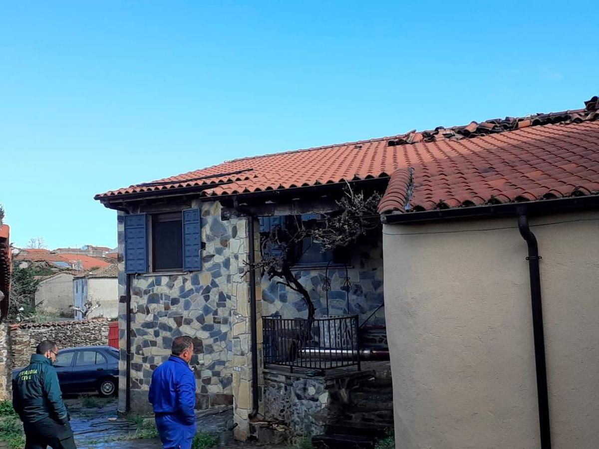 Vivienda en la que se ha producido el incendio.