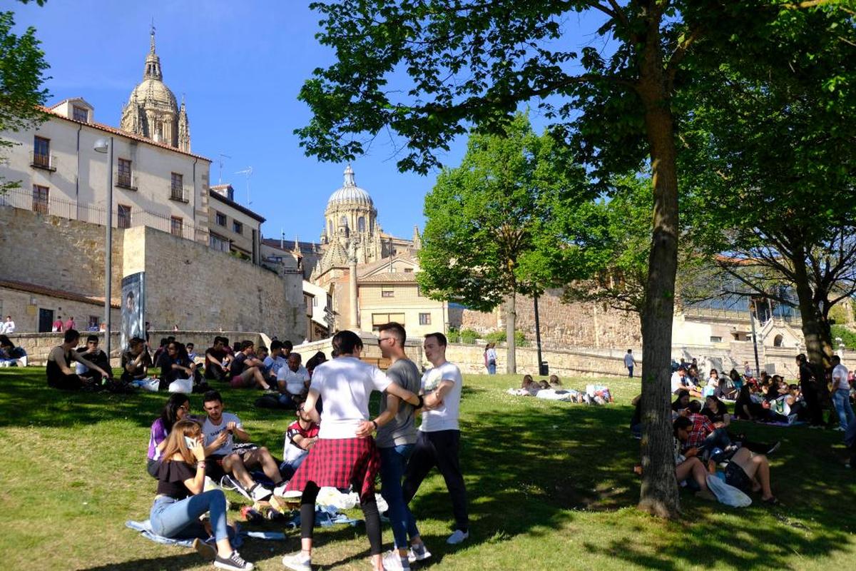 Lunes de Aguas en el Puente Romano en 2019.