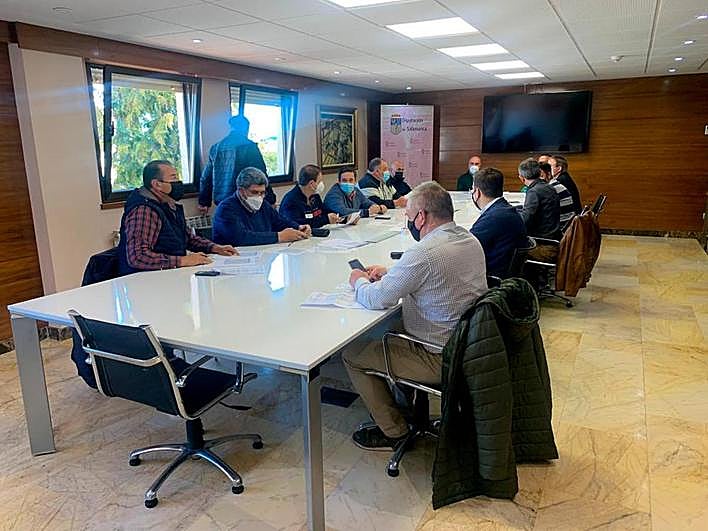 Mesa del cereal den la Lonja de Salamanca.