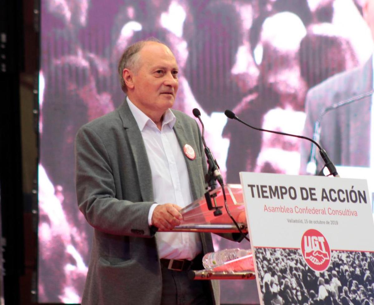 Faustino Temprano, secretario general de UGT en Castilla y León.