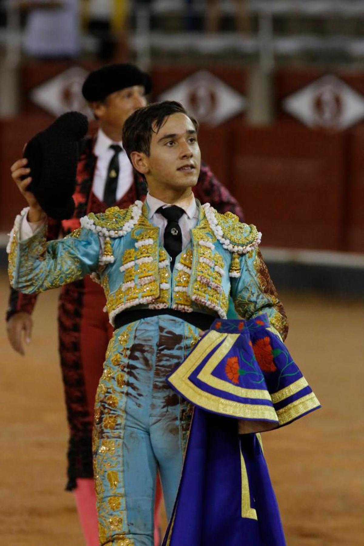 Ismael Martín, en la plaza de toros de La Glorieta