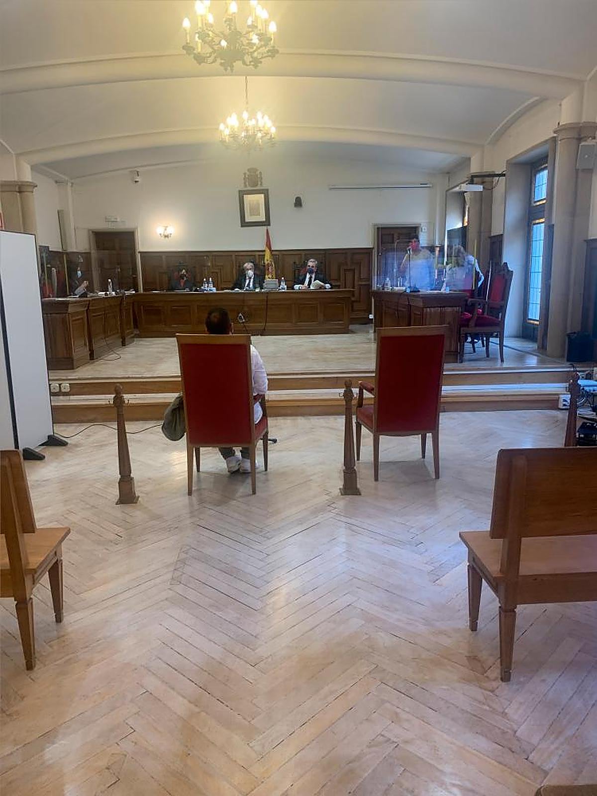 D.C.D.S. en un momento del juicio que acogió la Audiencia.