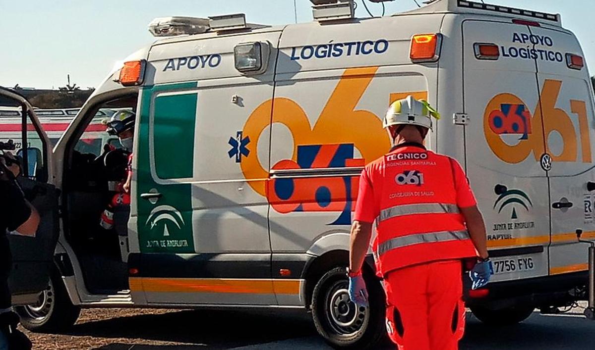 Una ambulancia del Servicio Andaluz de Salud.