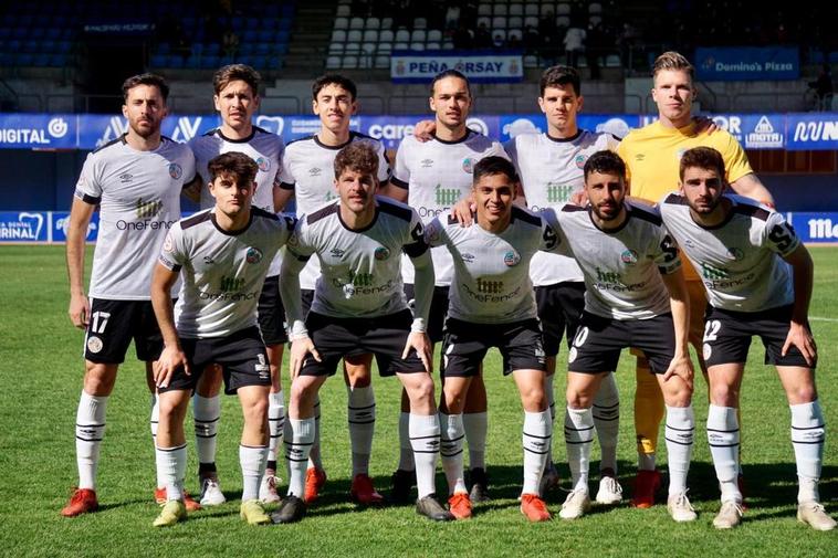 Once inicial del Salamanca UDS frente al Avilés