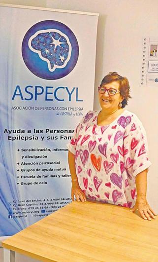 Mercedes Rodríguez, en la sede de Aspecyl