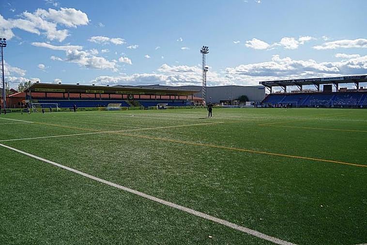 Césped artificial del Reina Sofía.