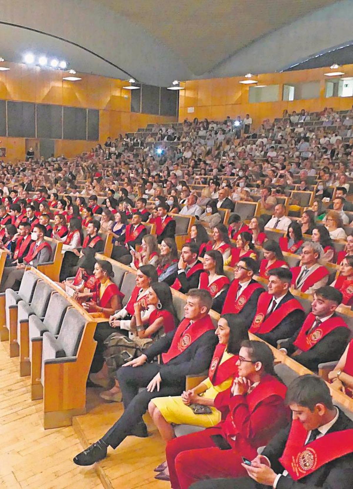 Las graduaciones, uno de los eventos que se han recuperado en el Palacio de Congresos.