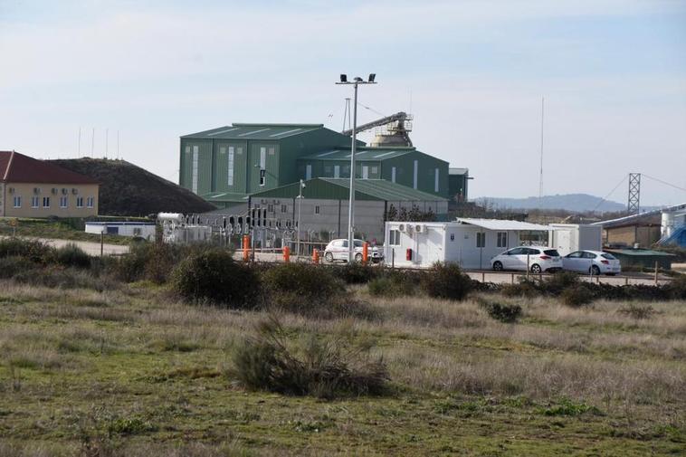 Instalaciones de la explotación minera de Barruecopardo para la extracción de wolframio.