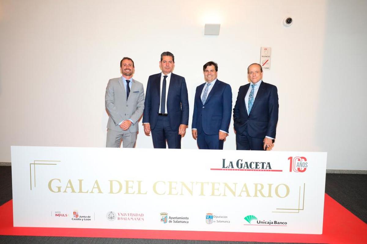 Adrián Rodríguez, Jesús Martín, José Luis de Gabriel y José Antonio Lobato.