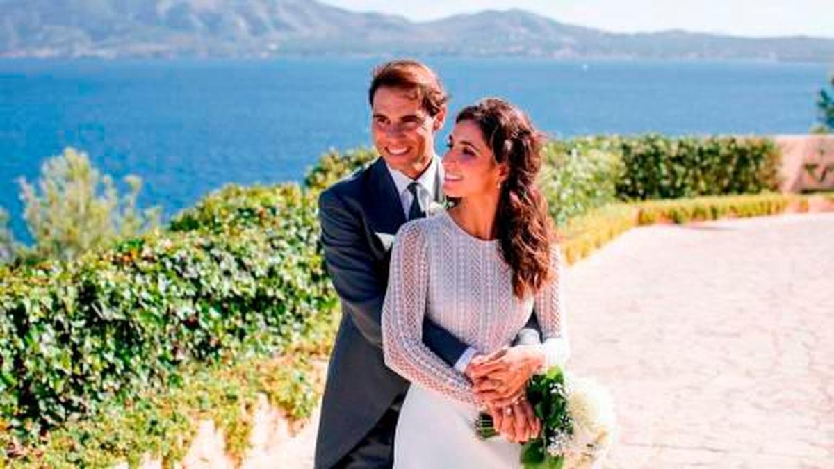 Rafa Nadal y Mery Perelló, marido y mujer.