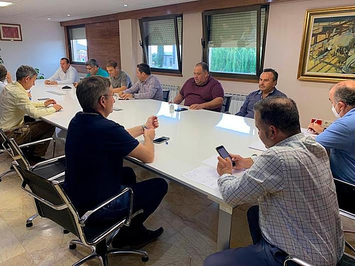 Mesa del cereal de la Lonja de Salamanca.