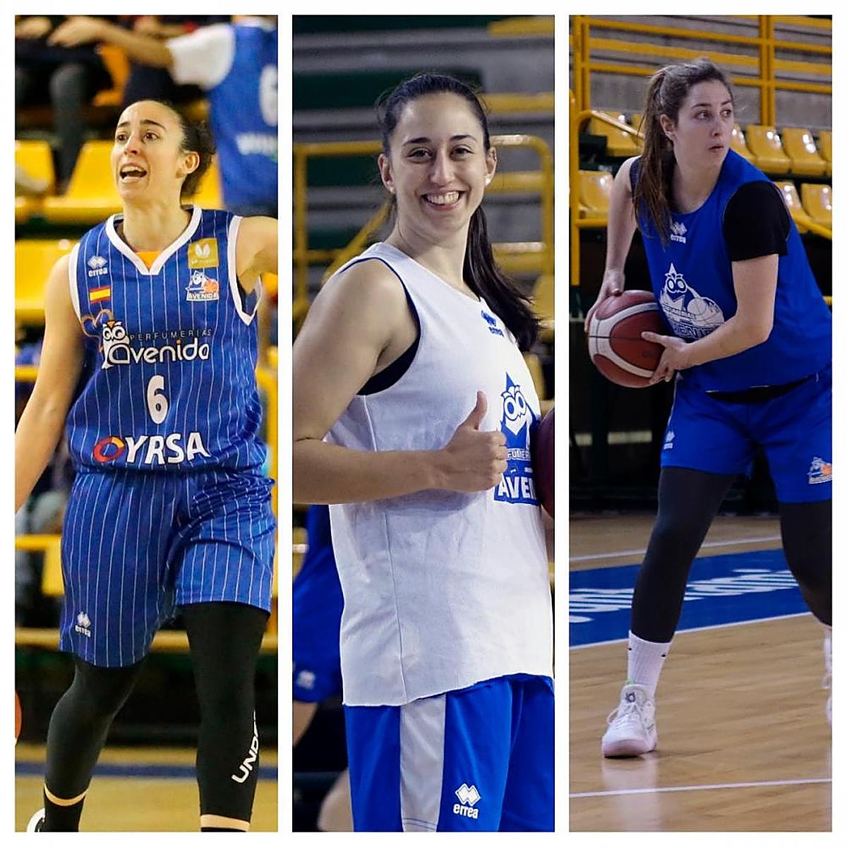 Silvia Domínguez, Maite Cazorla y Leo Rodríguez.