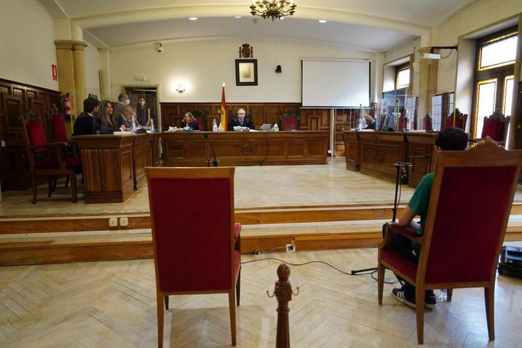 R.A.G. en el banquillo de la Audiencia Provincial de Salamanca el pasado 14 de junio.