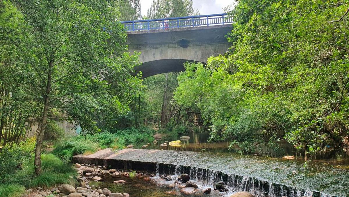 Imagen del río Cuerpo de Hombre donde Béjar tiene previsto habilitar un paseo y un centro de interpretación.