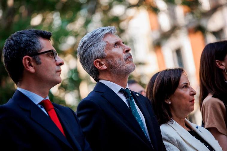 Félix Bolaños, Fernando Grande-Marlaska y Margarita Robles.