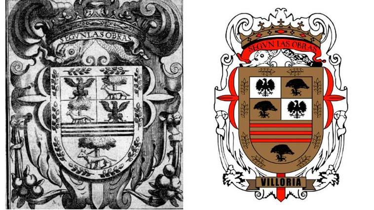 Escudo de la familia Ruiz de Vergara, de Viloria (La Rioja).