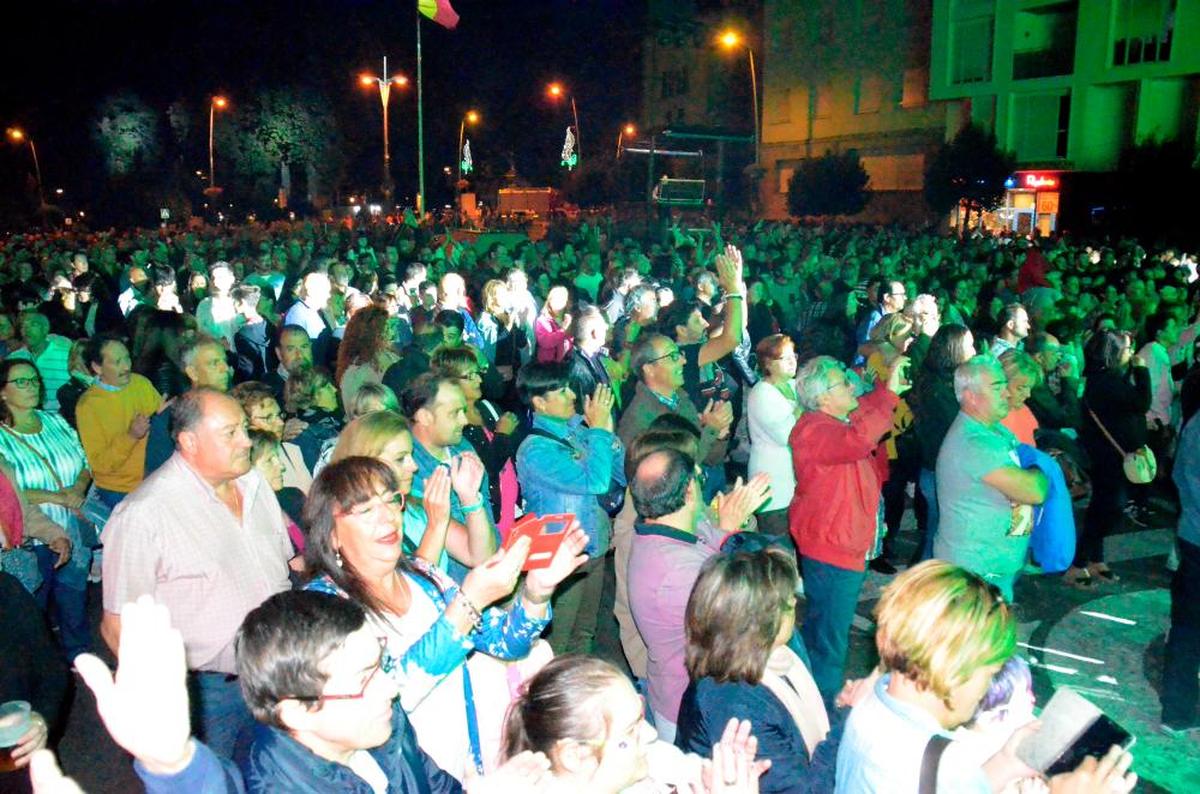 Público en el concierto de Nacha Pop celebrado en La Corredera en septiembre de 2019.