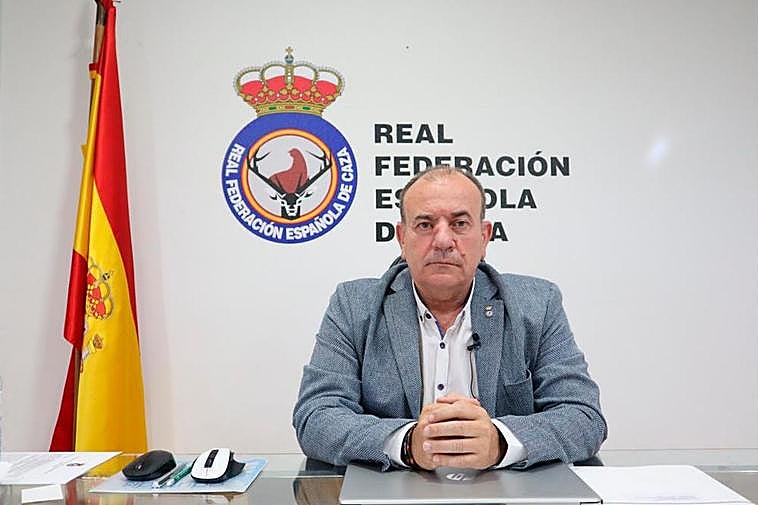Manuel Gallardo, presidente de la Federación Española de Caza.