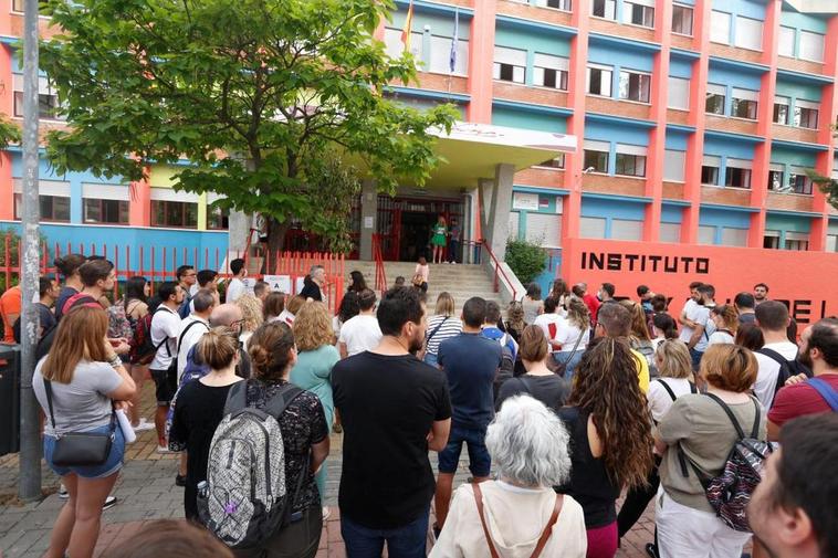 Últimas oposiciones a maestros celebradas el pasado junio en Salamanca.