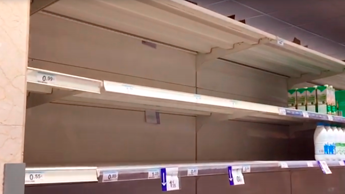 Escasez de productos lácteos tras la invasión de Ucrania