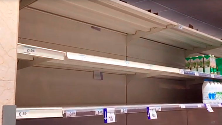 Escasez de productos lácteos tras la invasión de Ucrania