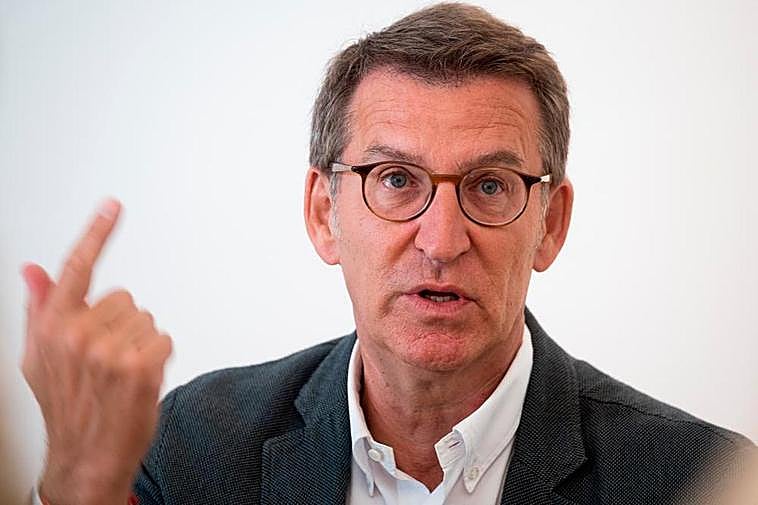 Alberto Núñez Feijóo, líder nacional del PP