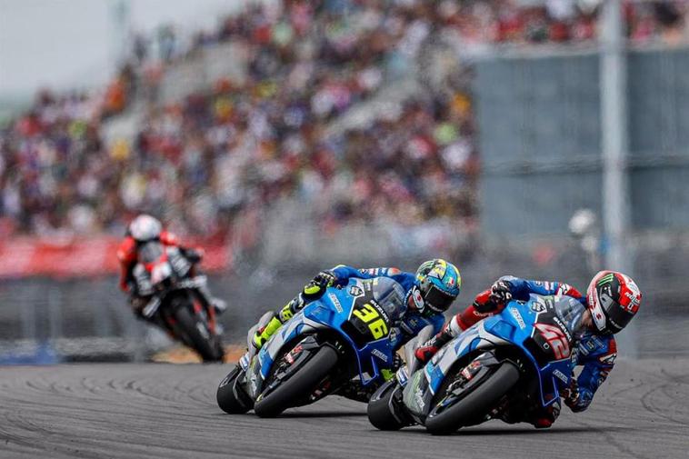 Una carrera de Moto GP