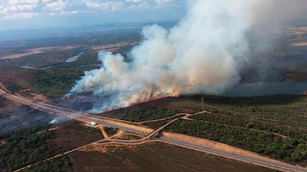 Incendio en Val de Santa María, Zamora.