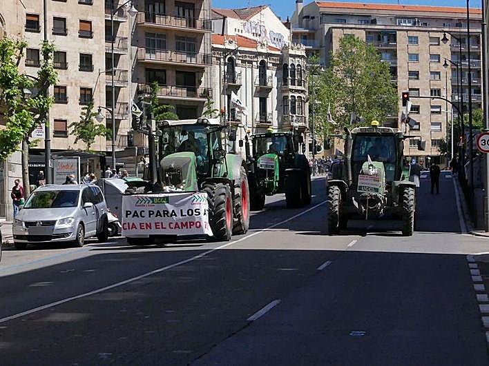 Manifestación pasada de UCCL en Salamanca.