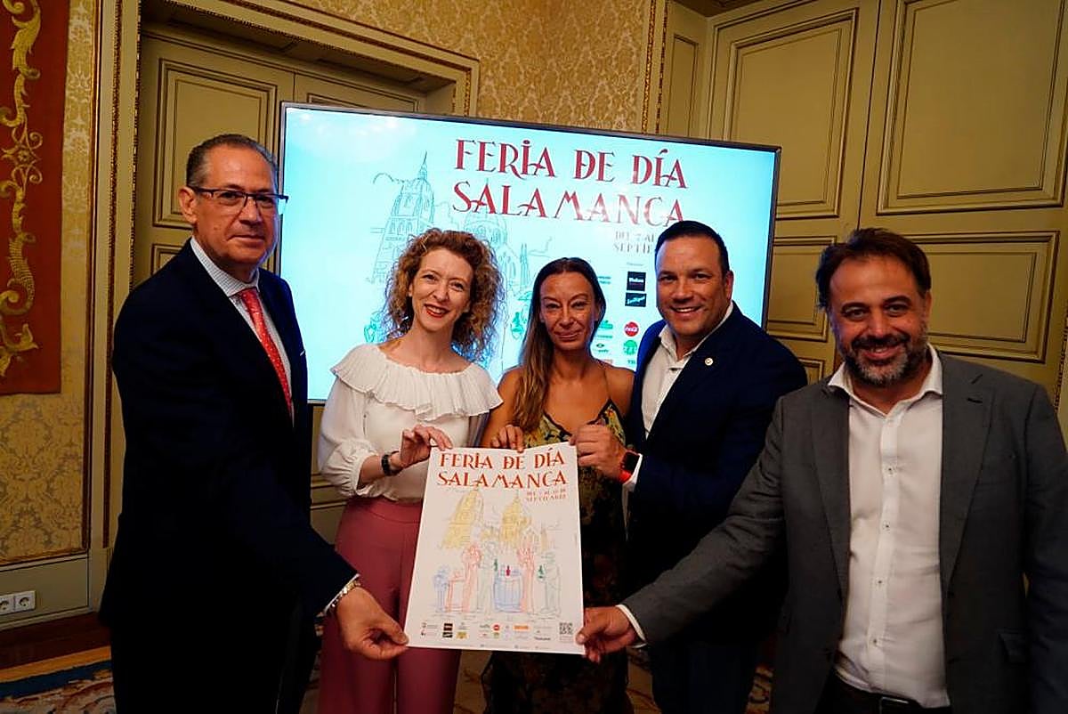 Presentación de la Feria de Día en el Ayuntamiento de Salamanca. | MANUEL LAYA