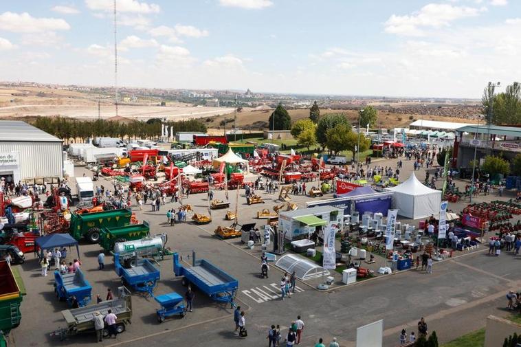 Vista de la muestra de maquinaria agrícola de Salamaq.