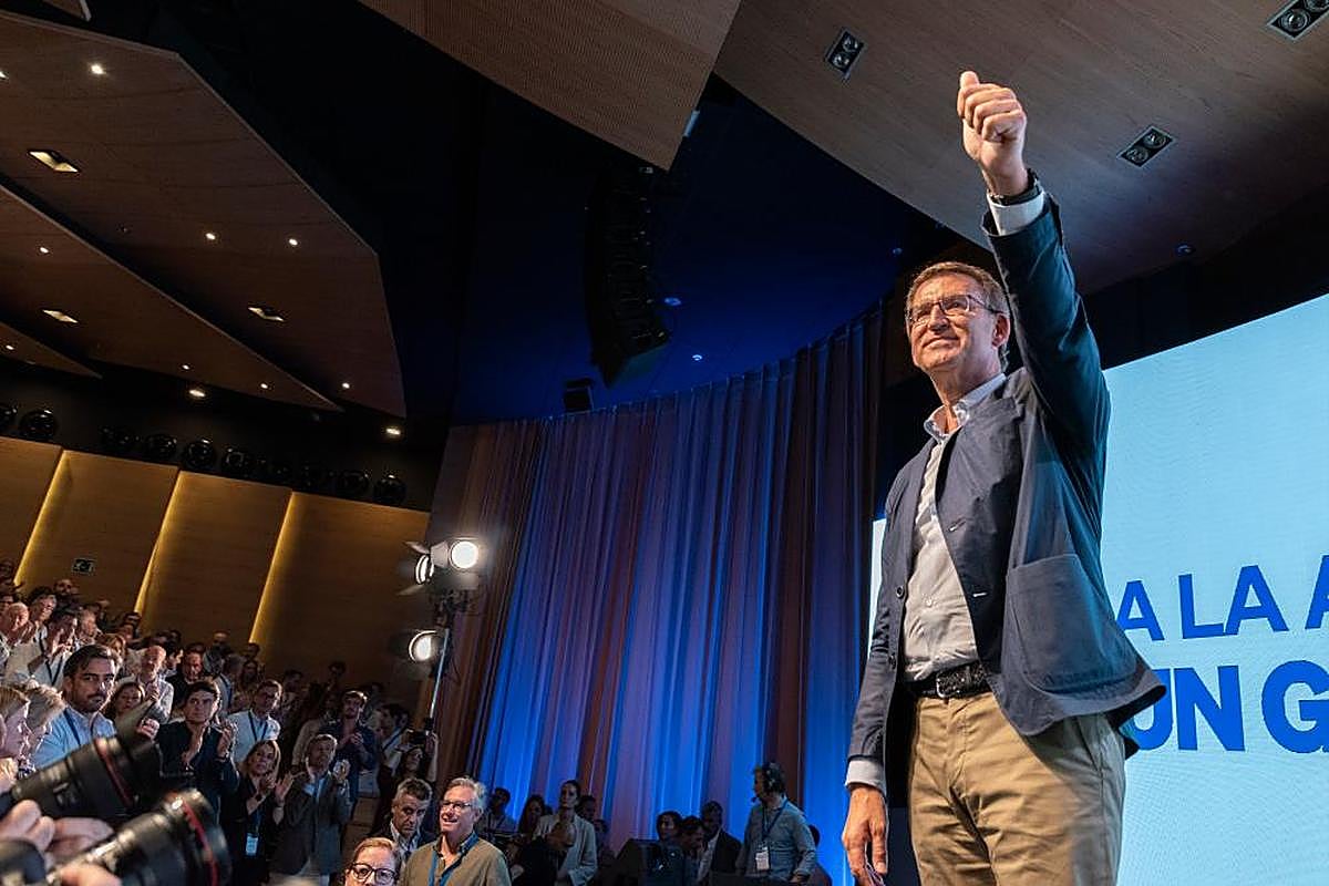 El presidente del Partido Popular, Alberto Núñez Feijóo.