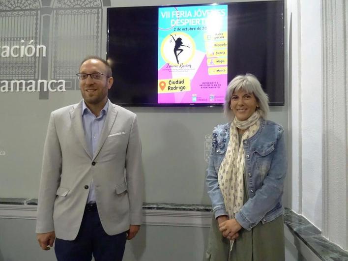 Marcos Iglesias y Eva Picado, en la presentación de la feria.