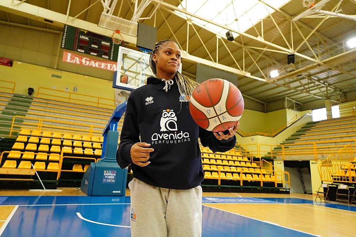Moriah Jefferson en el pabellón de Würzburg.