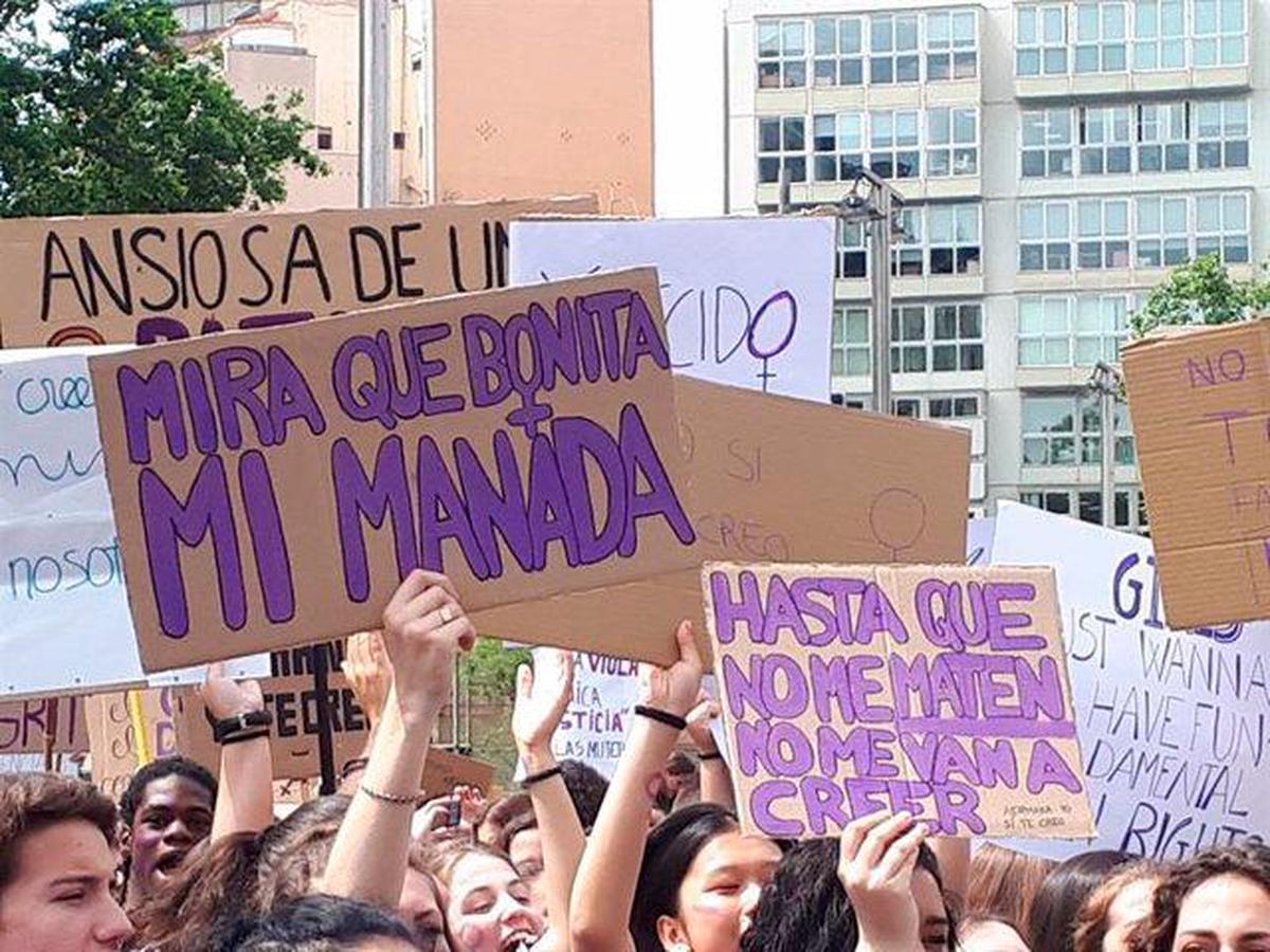 Manifestación contra la sentencia de ‘La Manada’.