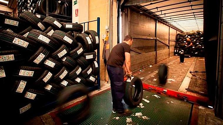 La empresa salmantina Neumáticos Andrés.