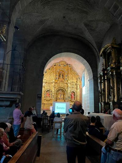 Presentación de los trabajos de restauración del retablo de la Virgen del Rosario de La Alberca.