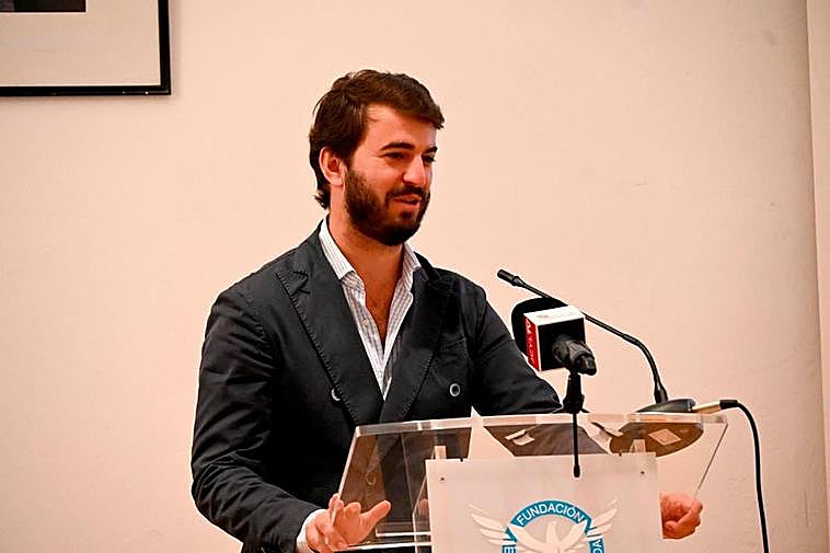 Juan García-Gallardo durante la presentación de la Fundación Educatio Servanda