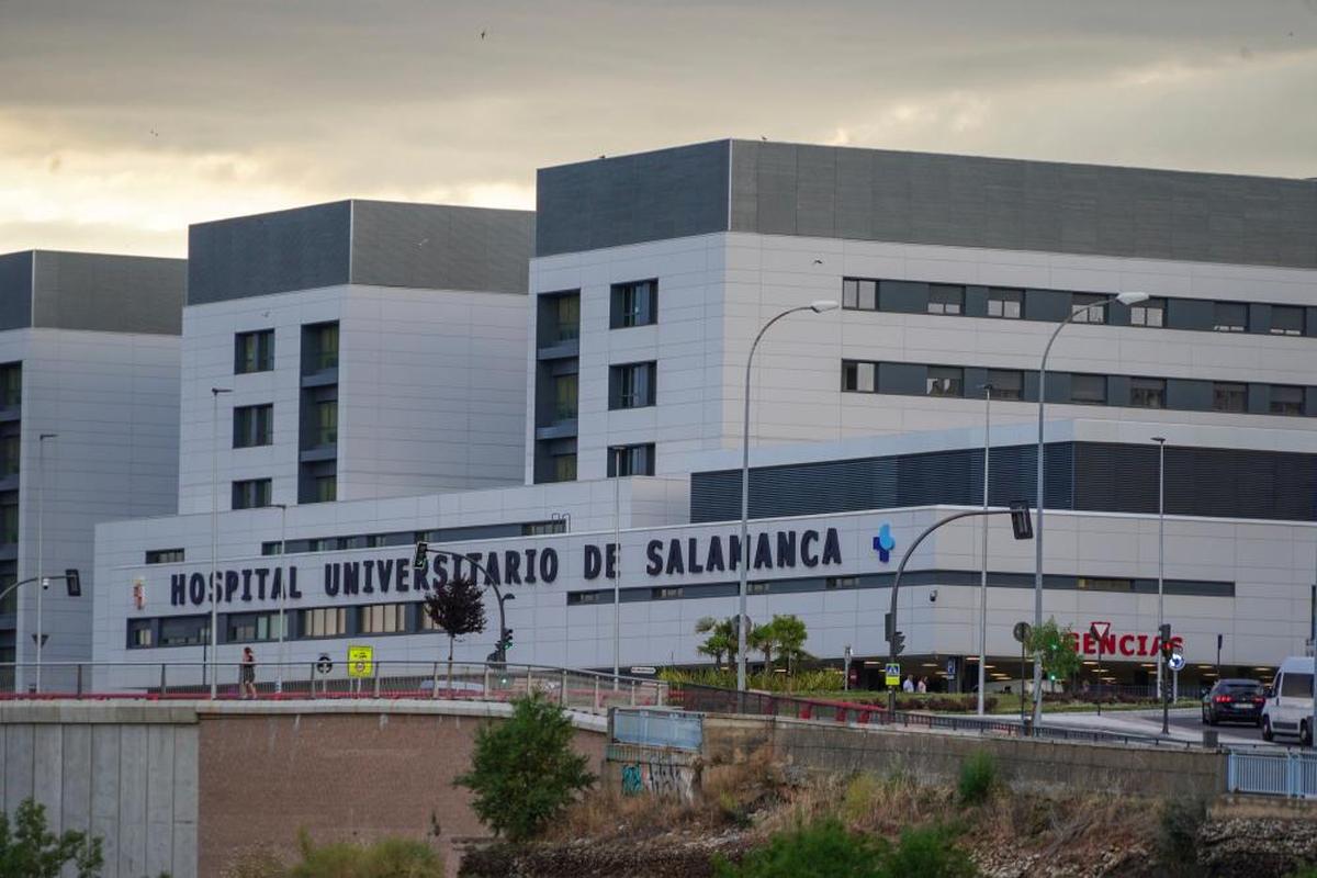 Vista del Hospital Universitario de Salamanca.