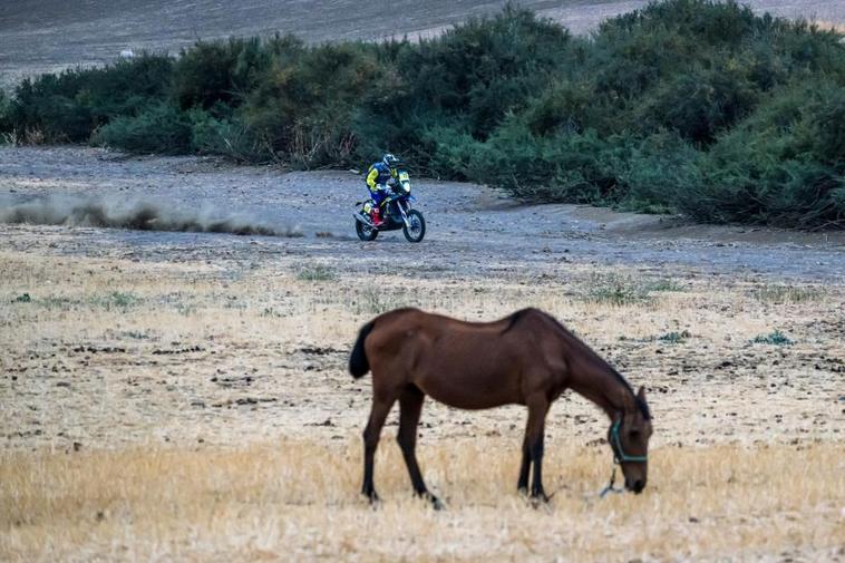 Lorenzo Santolino marca el ritmo en su última prueba antes del Dakar