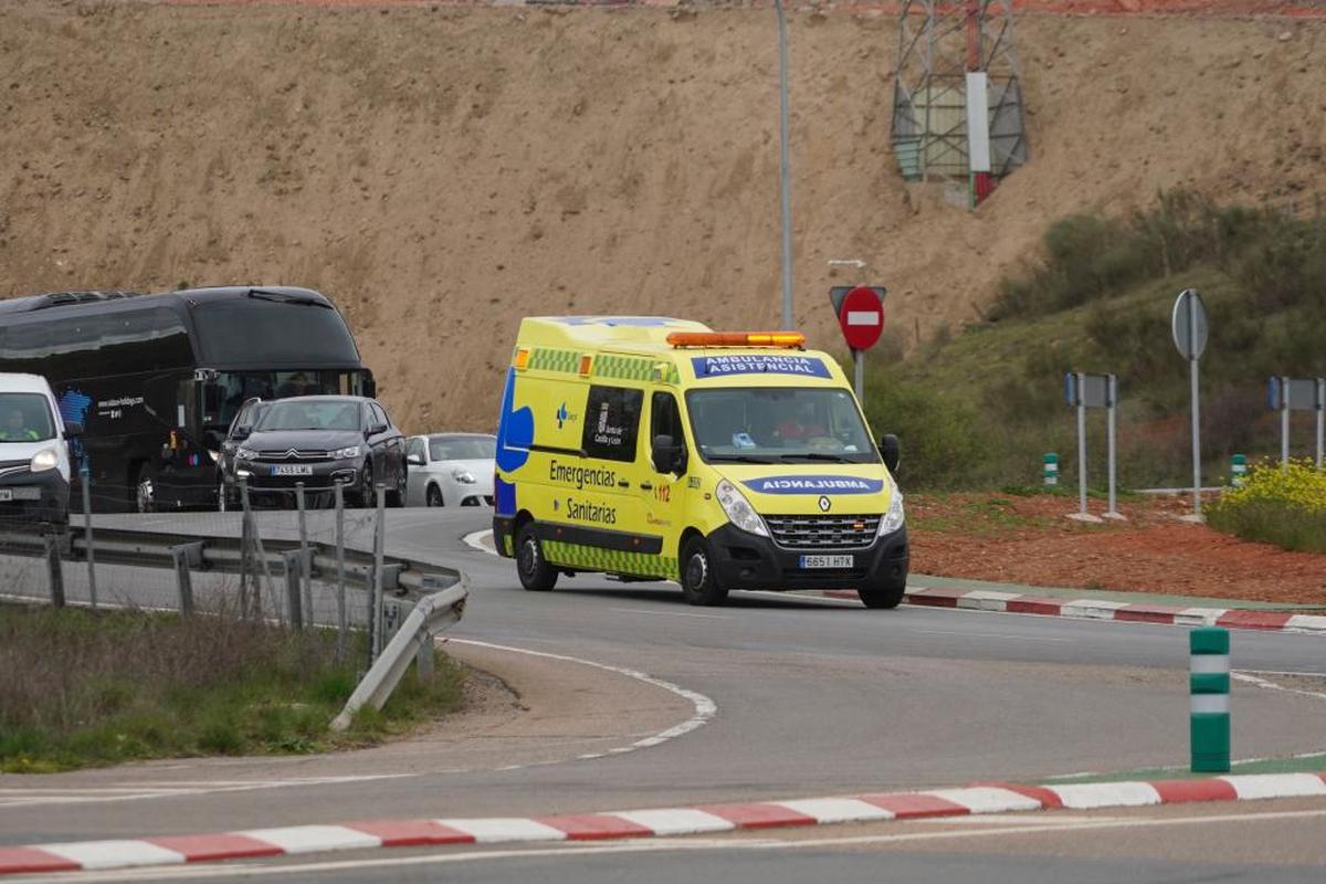 Una ambulancia del 112 en otra intervención.