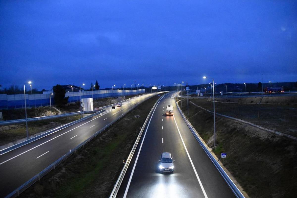 Tramo de conexión internacional por autovía entre España y Portugal abierto el 20 de diciembre de 2021. CASAMAR