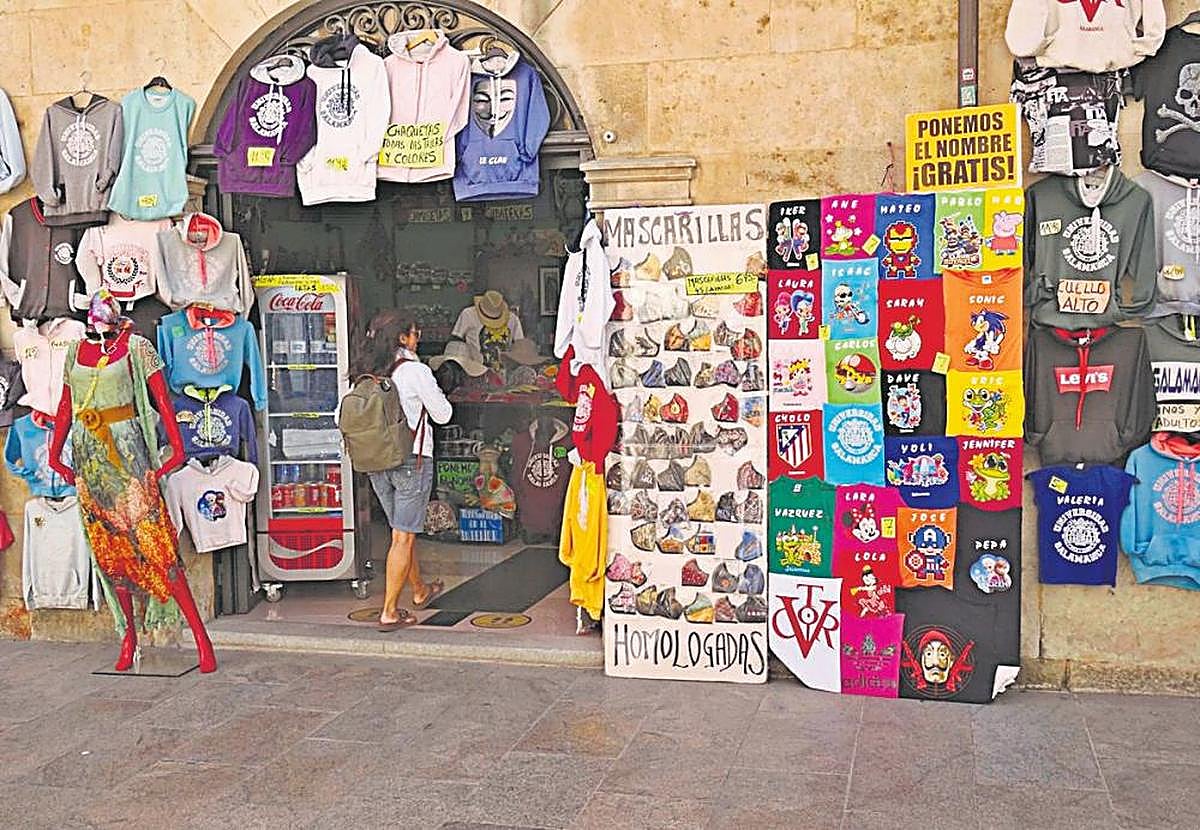 Así lucía una tienda de La Rúa en verano