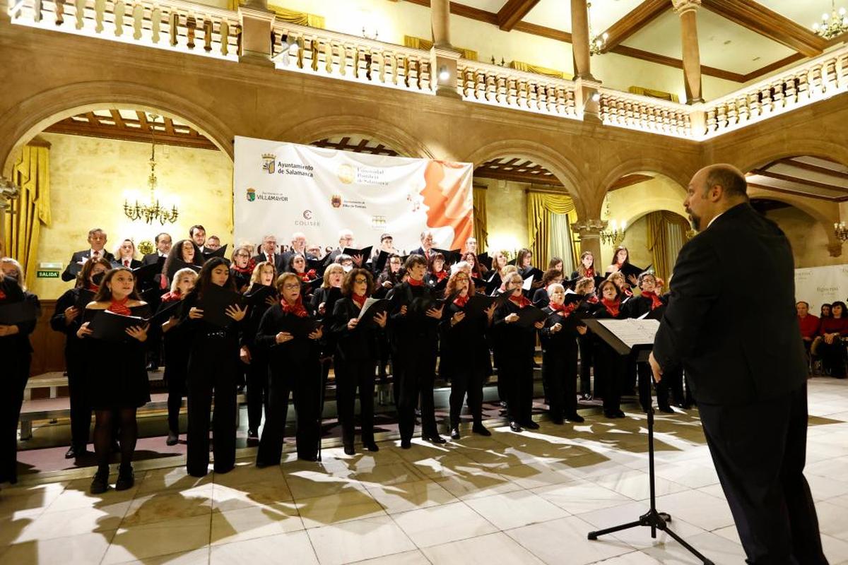 Actuación del Coro Polifónica Ciudad de Salamanca (Ayuntamiento de Salamanca)