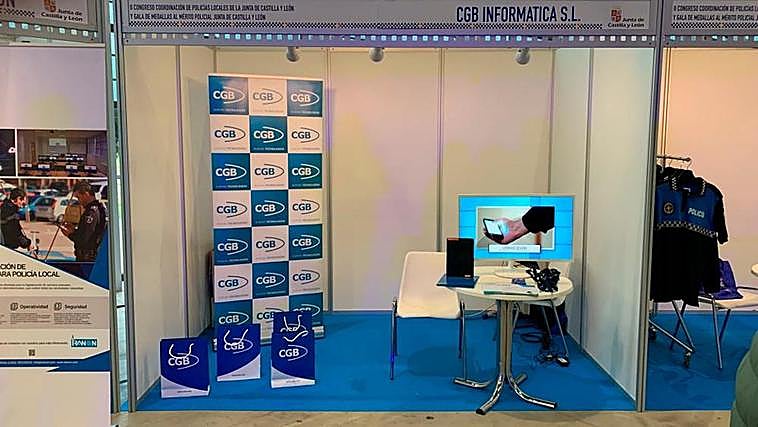 Stand de CGB en el Congreso Autonómico de Policía Local de Castilla y León