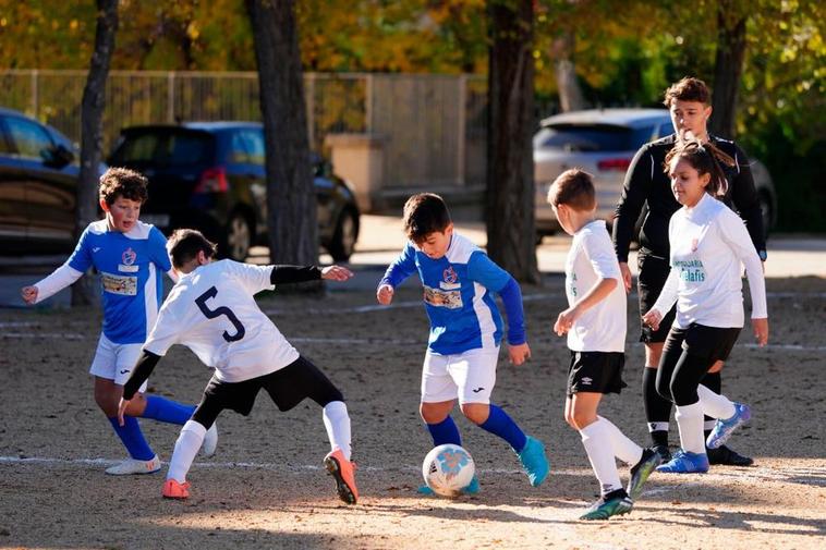 Las mejores imágenes de la novena jornada del fútbol base de Salamanca