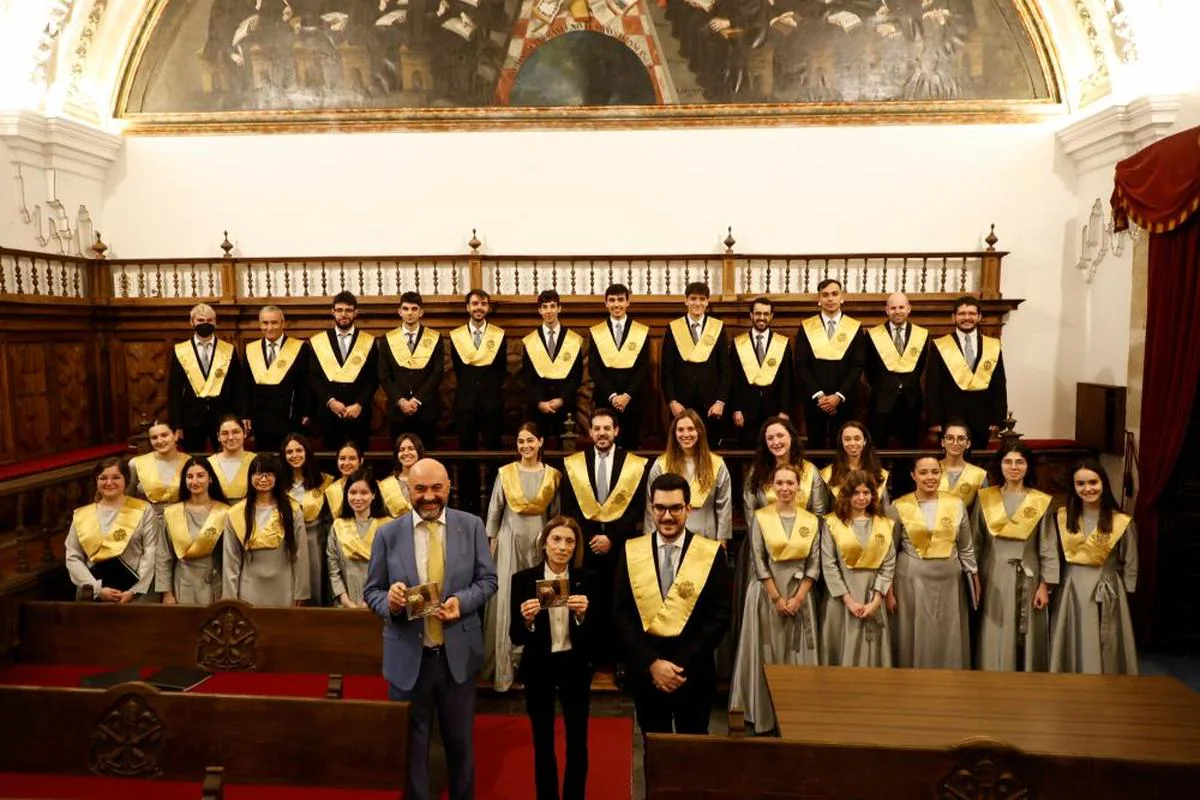 Coro Tomás Luis de Victoria de la Universidad Pontificia de Salamanca. | FOTO Y VÍDEO: ALMEIDA
