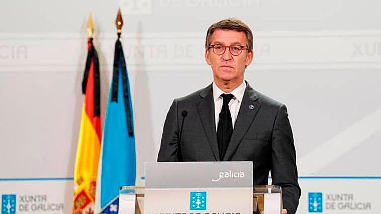 El líder del PP, Alberto Núñez Feijóo.